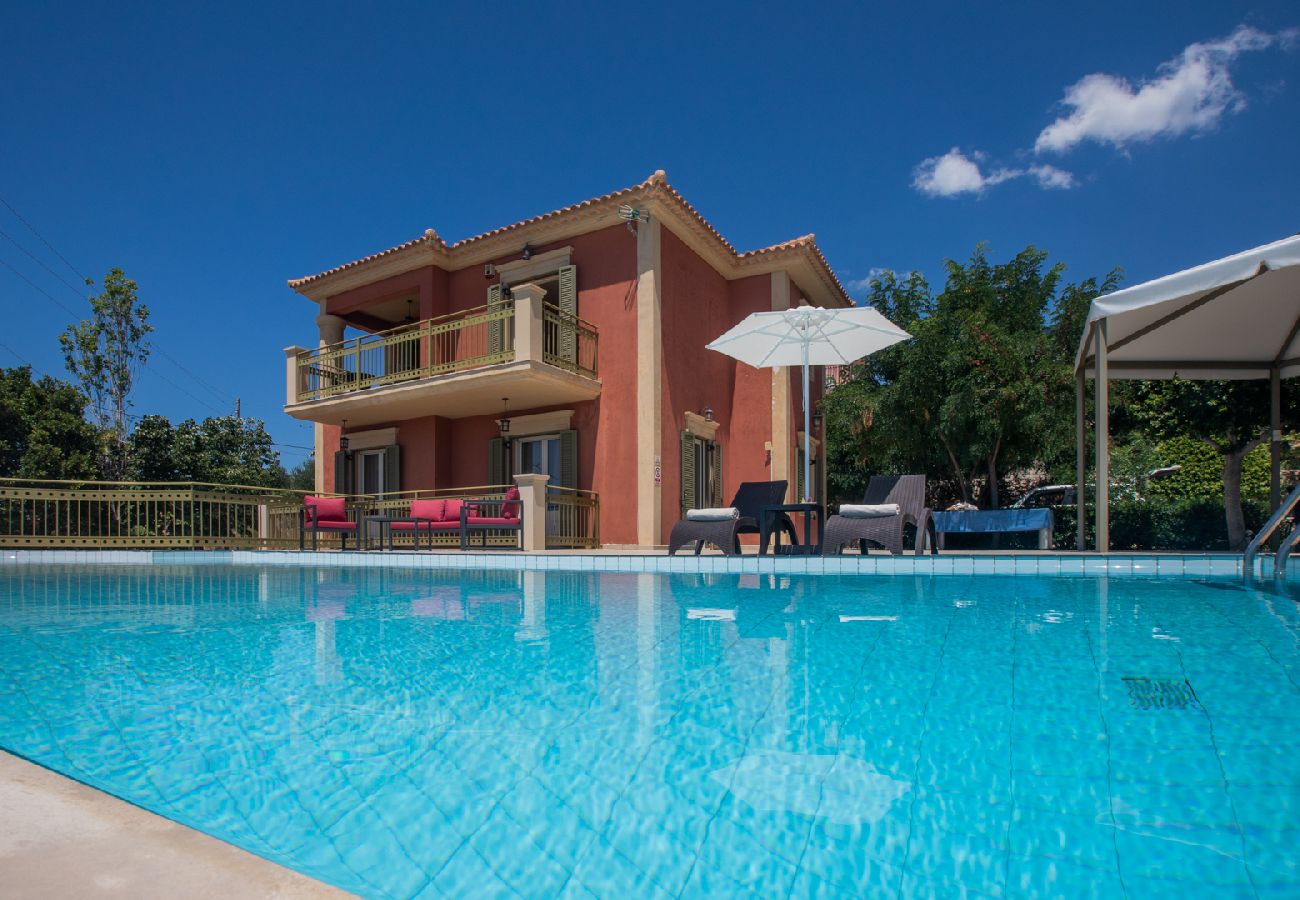 Villa in Lourdas - Lourdas Beach View with Private Pool